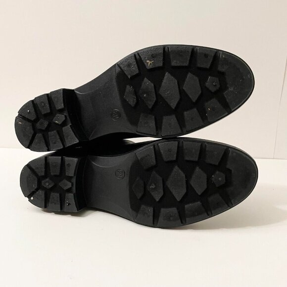 Guess Boots Womens Size 8 Black Booties Slip On Rubber Rain Boot GF Kirklin - Picture 8 of 16